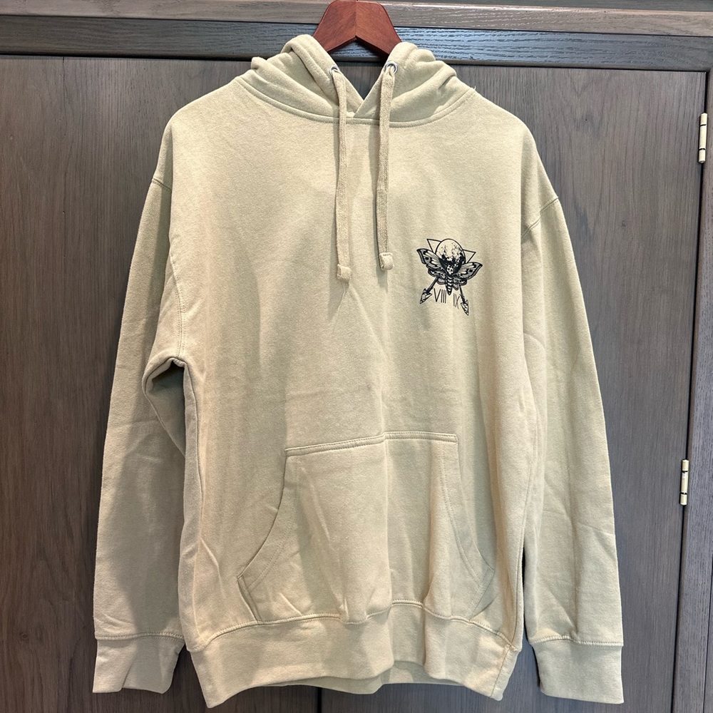 🦋 SCW Mens Graphic Hoodie color khaki size M🦋